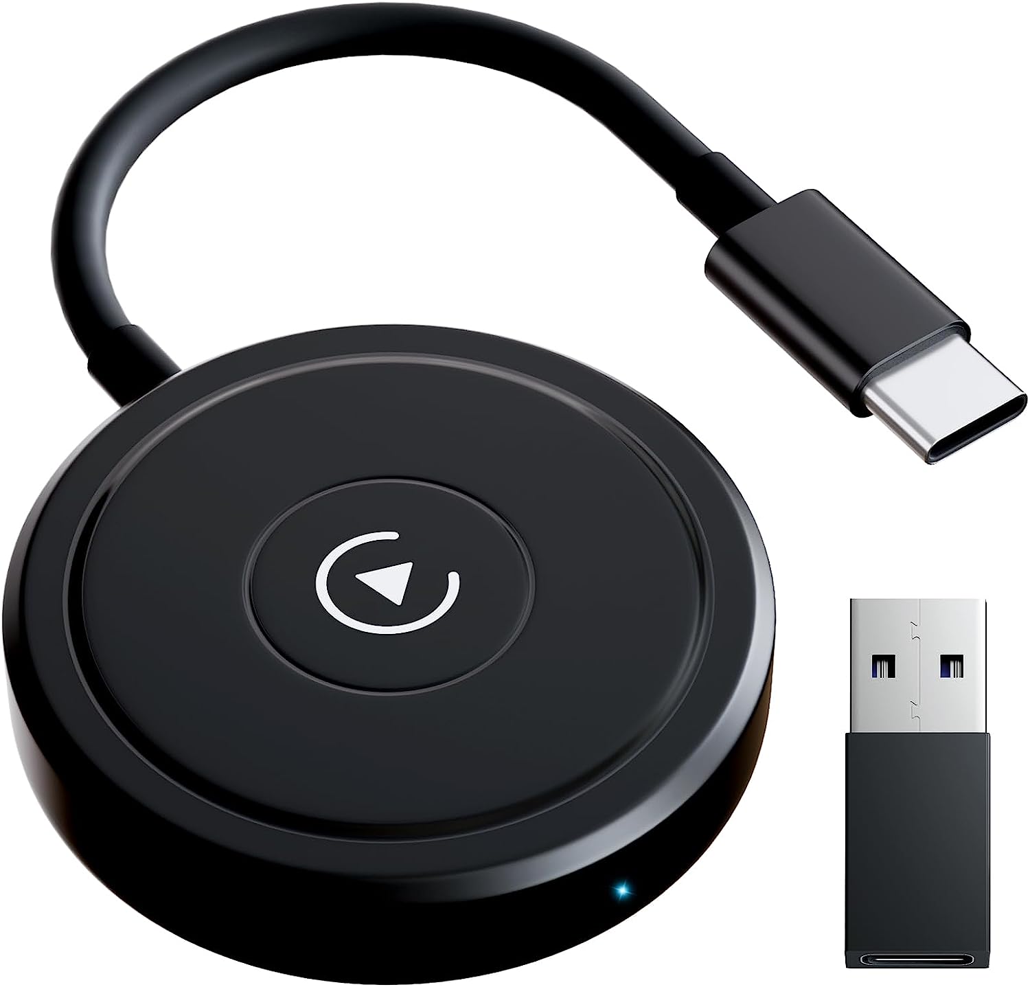 CarPlay sans Fil Adaptateur pour iPhone, Adaptateur Dongle CarPlay sans Fil, Adaptateur CarPlay Bluetooth Convertit CarPlay Filaire en CarPlay sans Fil Compatible Audi/Volvo/Porsche/Benz Après 2017 Fiche Technique et Prix au Maroc