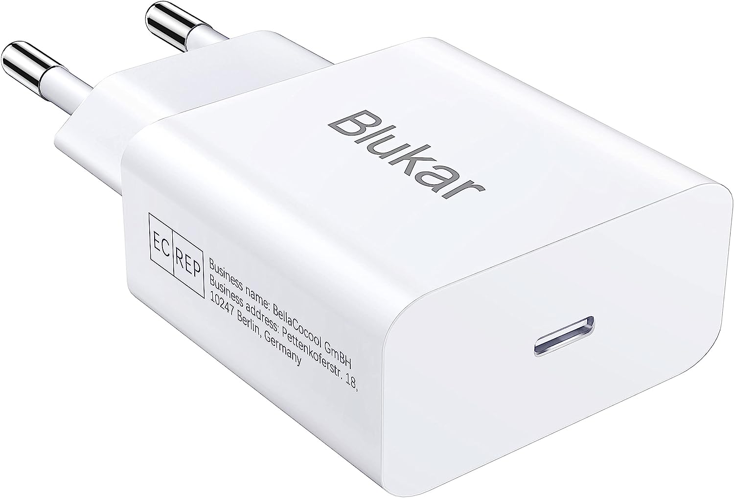 Blukar Chargeur USB C, PD 20W Chargeur Secteur USB Type C Adaptateur Mural Power Delivery 3.0 Charge Rapide pour iPhone 14/13/12/12 Pro/12 Mini/11/11 Pro/XS/XR/8, iPad Pro, AirPods Pro, Galaxy S10/S9 Fiche Technique et Prix au Maroc