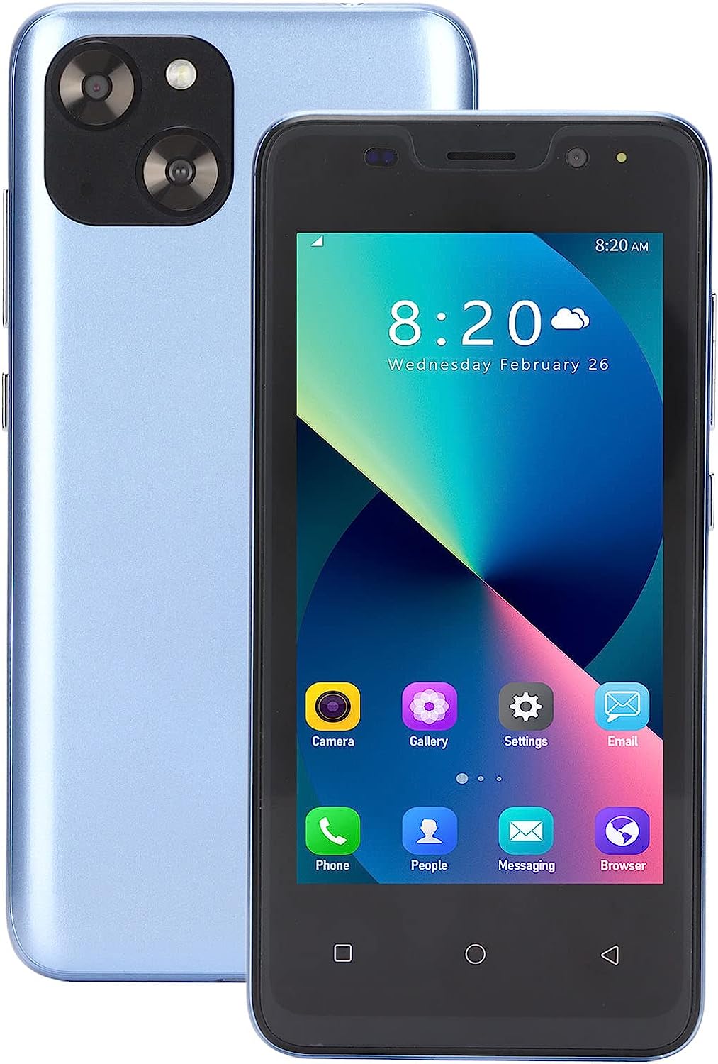 CCYLEZ Smartphone 4,66 Pouces, Smartphone Double SIM 3G avec Batterie 3000 MAh pour Android 11, Appareils Photo 5MP 8MP, 1 Go de RAM 8 Go de ROM(Bleu) Fiche Technique et Prix au Maroc