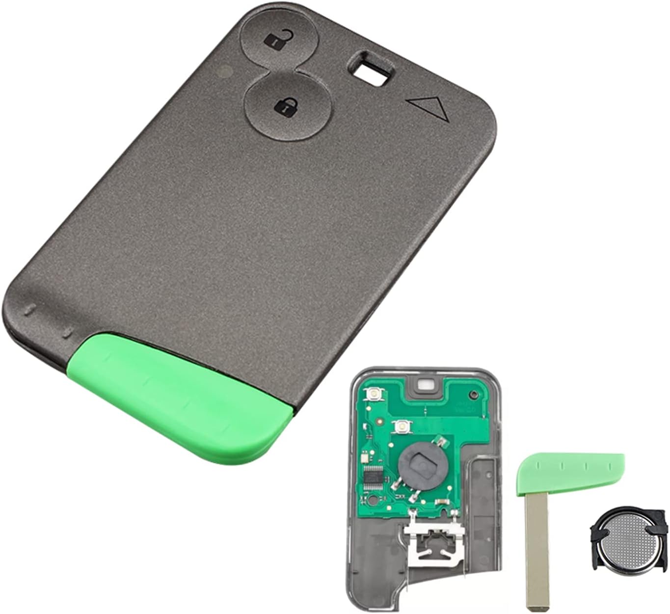 Heart Horse smartcard Carte complète avec électronique à Programmer pour Renault Laguna 2 Espace 4 Vel-satis 2001-2009 433Mhz PCF7947 ProPlip clé Carte électronique Vierge Fiche Technique et Prix au Maroc