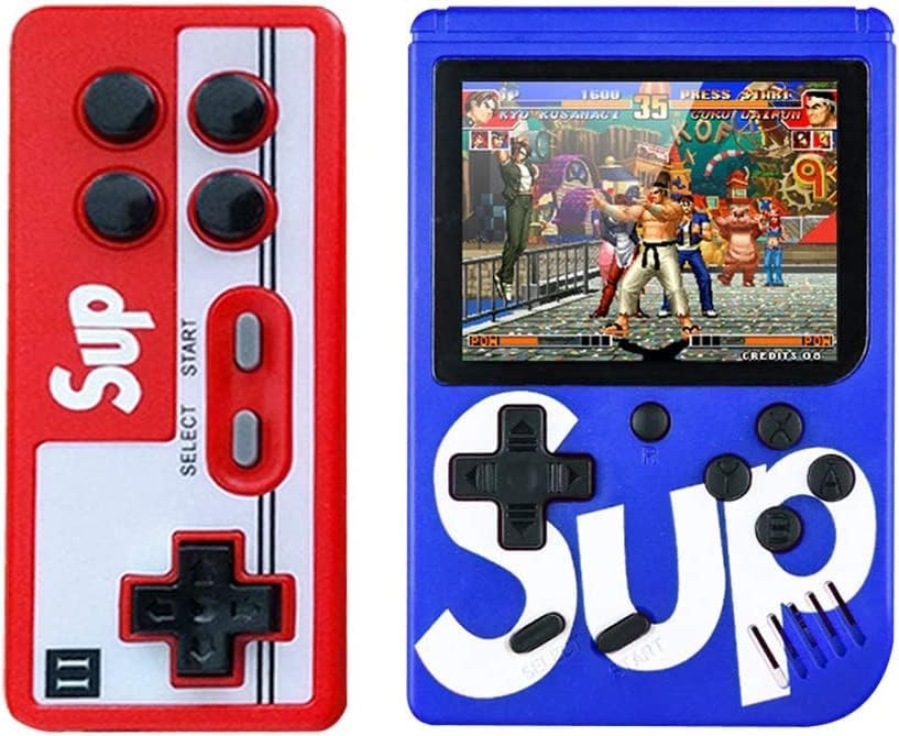 Sup Console de Jeux Portable,Mini Console Retro Gaming 3.0" avec 400 Jeux Classiques FC , Batterie Rechargeable, supporte Deux Joueurs et Peut connecté à Une TV, Cadeau pour Enfants Garçons et Filles Fiche Technique et Prix au Maroc