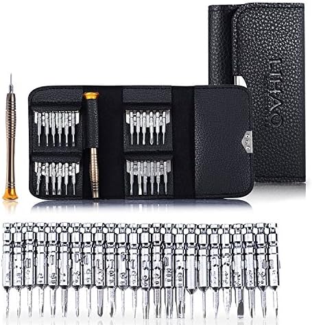 LIHAO Tournevis de Précision Mini, Kit de Tournevis 25 pièces Outils de Réparation pour Portable, Laptop, Montre, Jouets, Lunettes, Bijoux etc.Avis,  Fiche Technique et Prix au Maroc