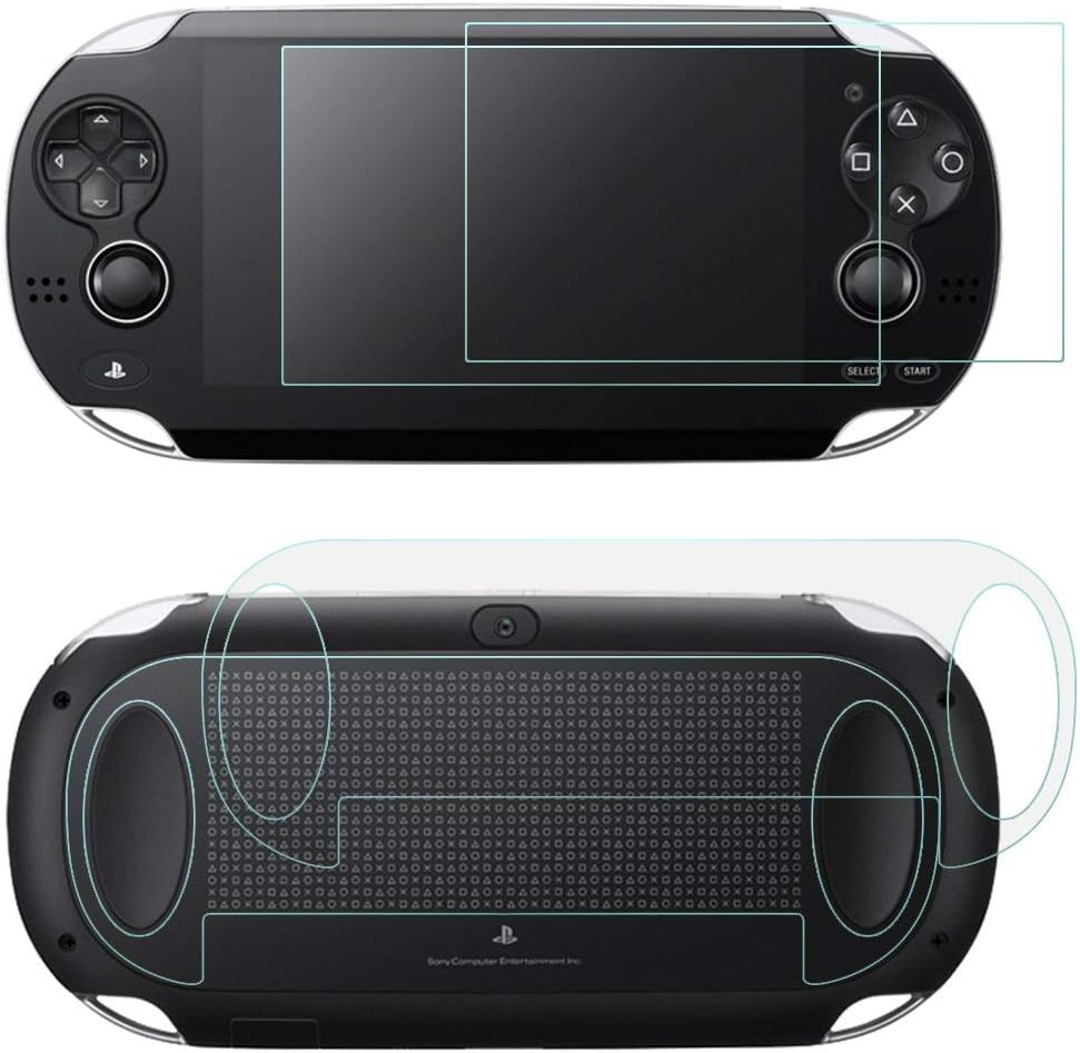 AFUNTA Films de Protection d'Ecran pour Sony Playstation Vita 1000, 2 Pack (4 Pièces) Films en Verre Trempé pour Écran et Films en Pet pour Le Dos, PS Vita PSV 1000 Accessoire Fiche Technique et Prix au Maroc