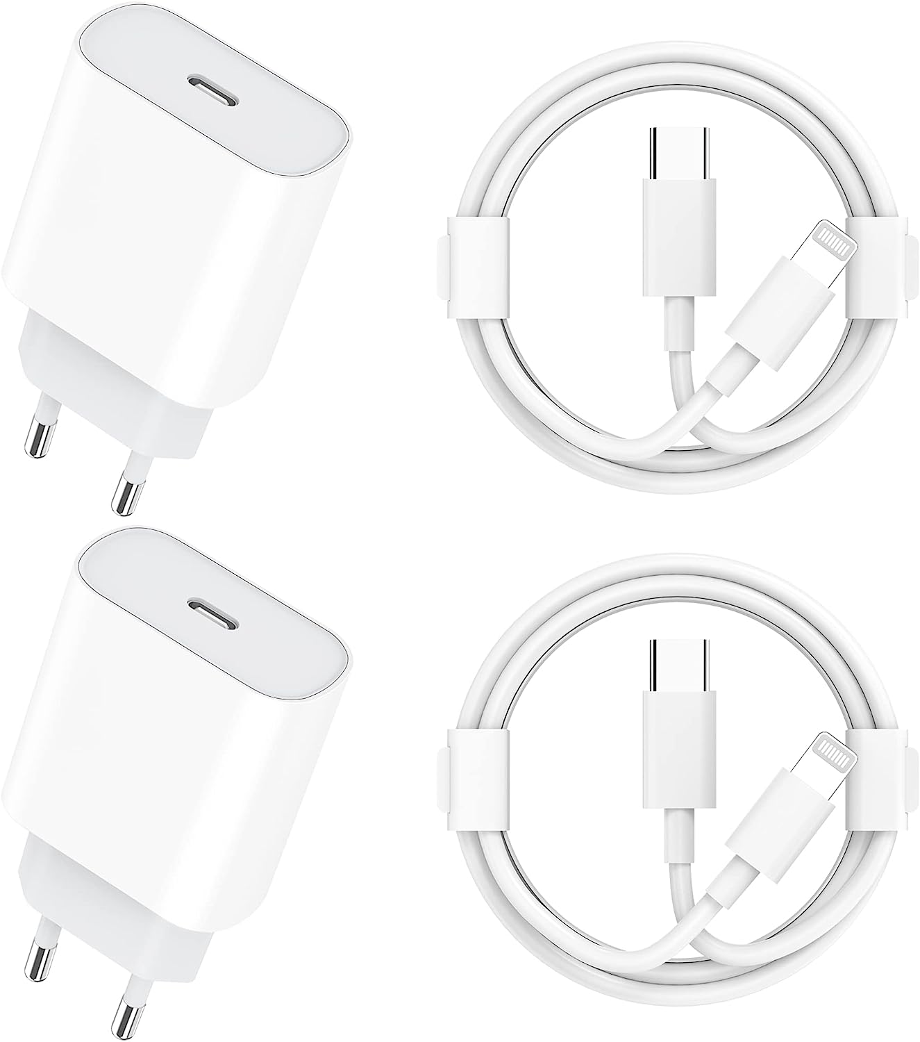 iPhone 14 13 12 11 Ladekabel und Schnellladegerät Ladegerät for iPhone 14 13 12 Pro Max Plus X XS XR SE,USB C Adapter Netzteil 20W Stecker Ladestecker Netzstecker Schnellladekabel 6ft Fiche Technique et Prix au Maroc