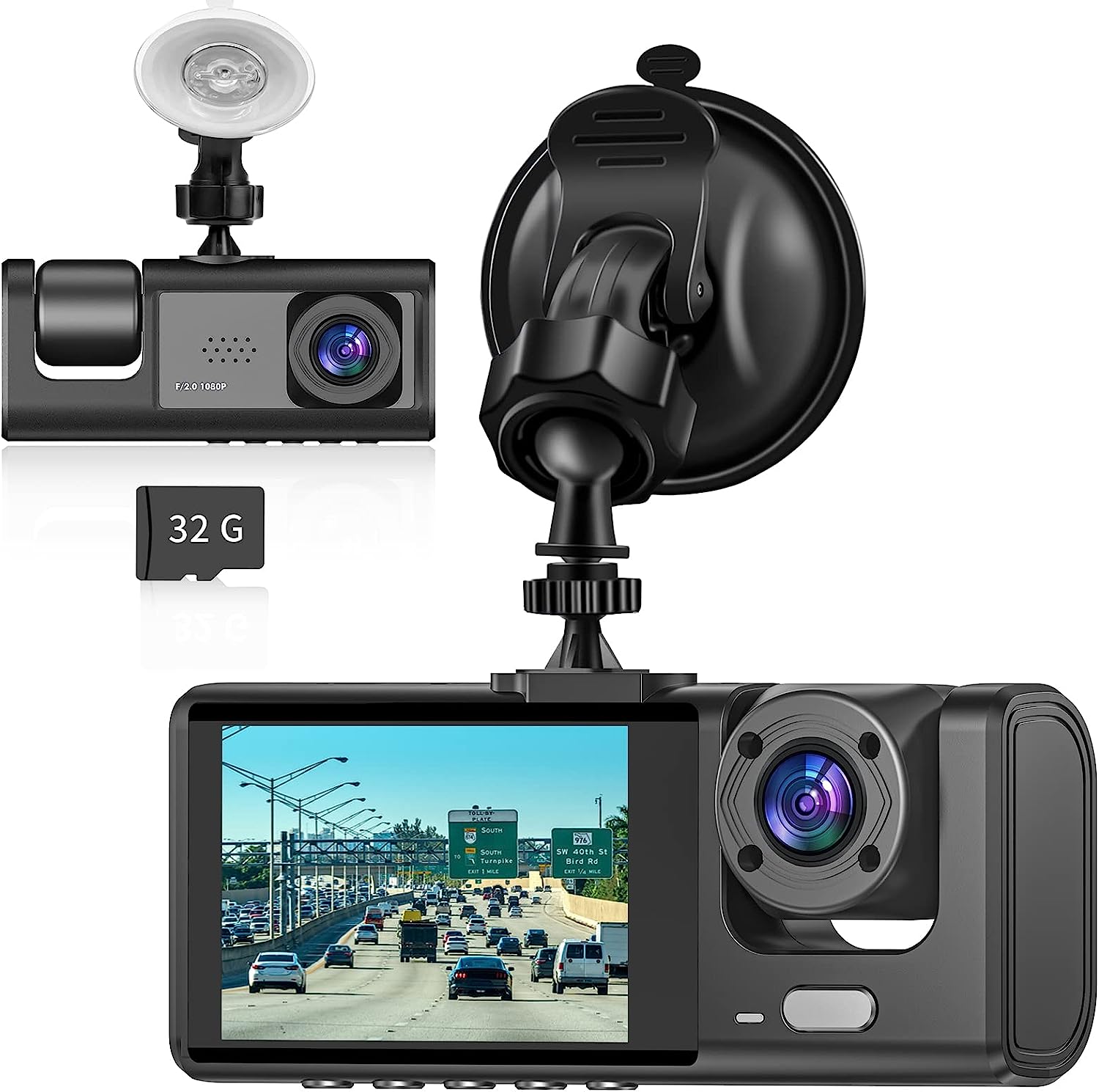 ‎GAOEEIN Dashcam Caméra de Voiture avec 170°Angle, Vision Nocturne, Enregistrement en Boucle, G capteur, Surveillance de Stationnement Caméra Embarquée Enregistreur de Conduite Fiche Technique et Prix au Maroc