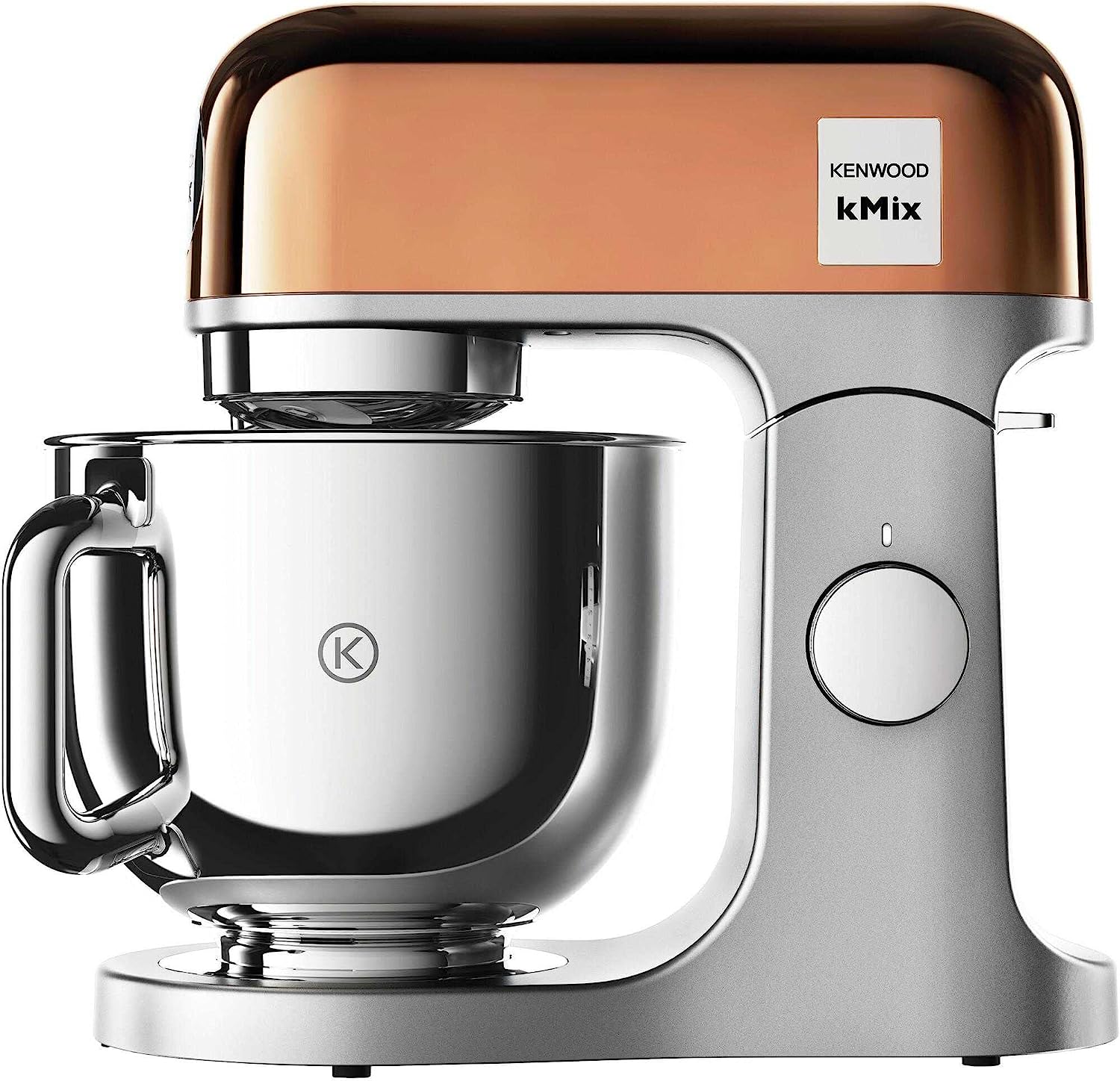 Kenwood kMix Editions KMX760GD Robot de cuisine en acier inoxydable 5 l avec boîtier en métal et 3 pièces et protection anti-éclaboussures Doré rose Avis, Fiche Technique et Prix au Maroc