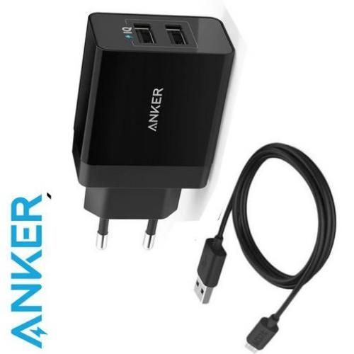 Anker Fast Chargeur USB TYPE C PowerPort+ 2 Avec Cable PowerLine USB-C to USB 3.0 , 0.9M
 Fiche Technique et Prix au Maroc