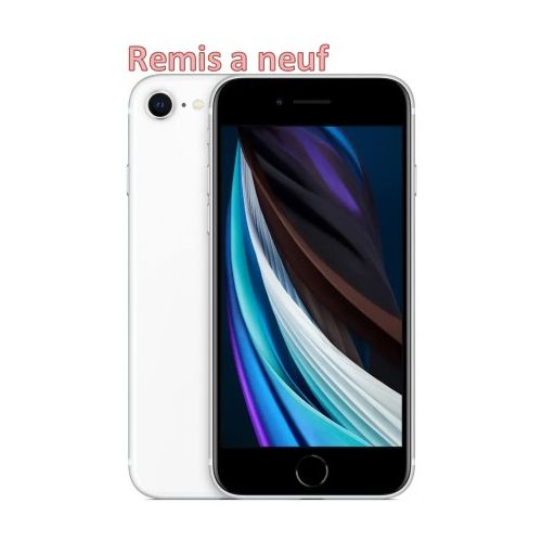 Apple iPhone SE 2020,4.7",3Go RAM-128Go Stockage- Blanc - Batterie 85% - Remis à Neuf
 Fiche Technique et Prix au Maroc