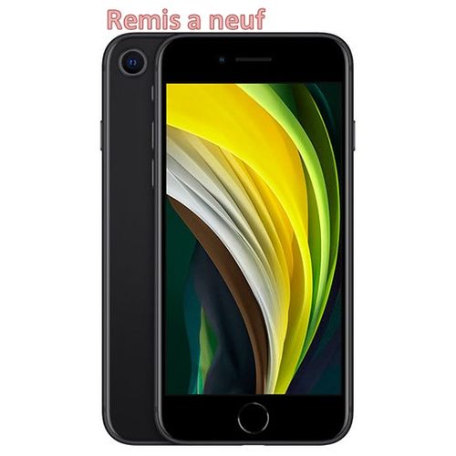 Apple iPhone SE 2020,4.7",3Go RAM-64Go Stockage- NOIR - Batterie 85% - Remis à Neuf
 Fiche Technique et Prix au Maroc