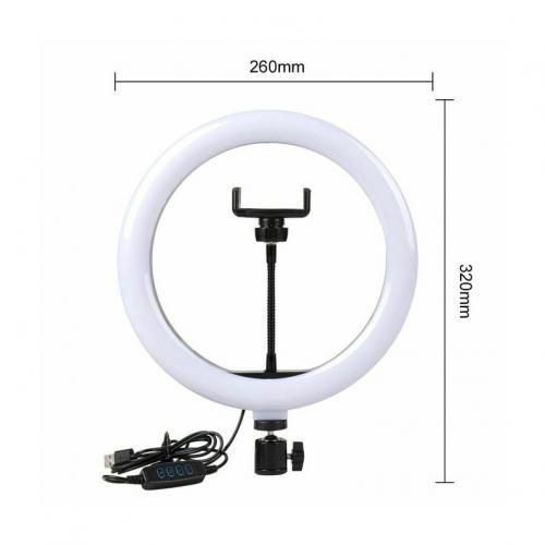 Astro Lighting Ring Light 26 cm LED lumière Selfie pour photographie Youtubeurs et Tik Tok maquillage
 Fiche Technique et Prix au Maroc