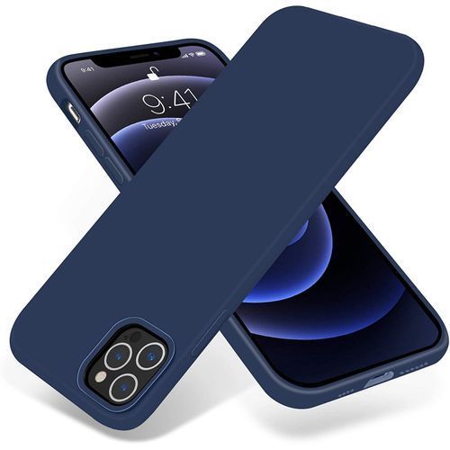 Case IPhone 12 Pro Coque Premium Soft Liquid Siliconet Blue
 Fiche Technique et Prix au Maroc