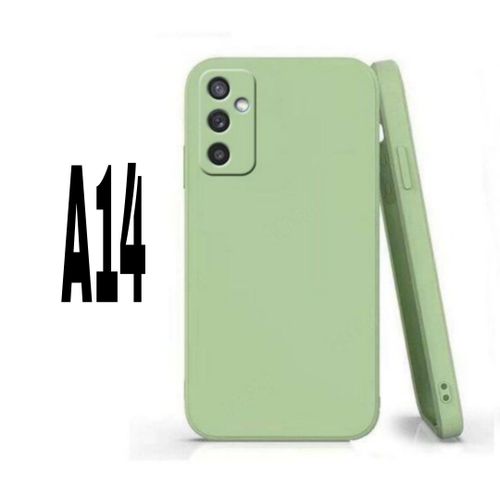 Case Pochette Dane pour Samsung a14, souple, agréable, Vert pistage
 Fiche Technique et Prix au Maroc