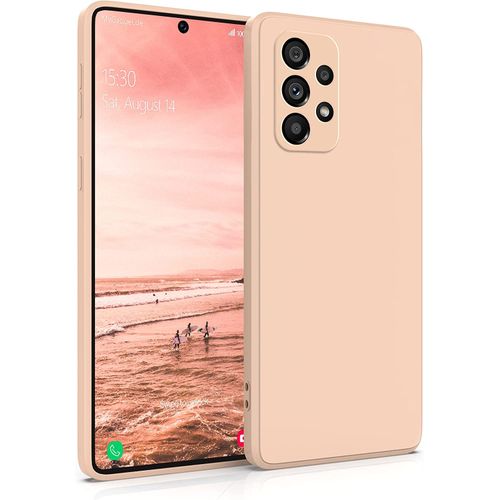Case Pochette Silicone Compatible avec Samsung A53 5G :Rose
 Fiche Technique et Prix au Maroc
