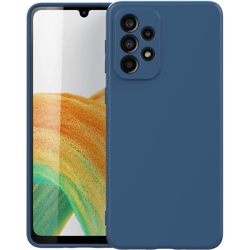 Case Samsung A33 5G Coque Protecteur Silicone Liquide Bleu Marine
 Fiche Technique et Prix au Maroc