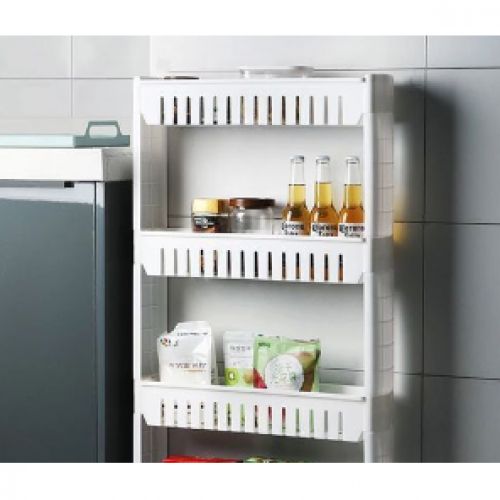 Chariot de rangement à roulettes - 3 étagères de stockage
 Fiche Technique et Prix au Maroc