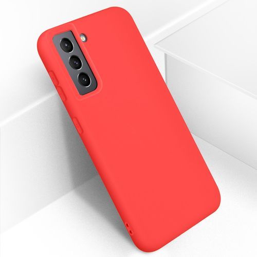Coque Silicone - Cover Silicone - Pochette Silicone - Samsung S21 Plus - Rouge R
 Fiche Technique et Prix au Maroc
