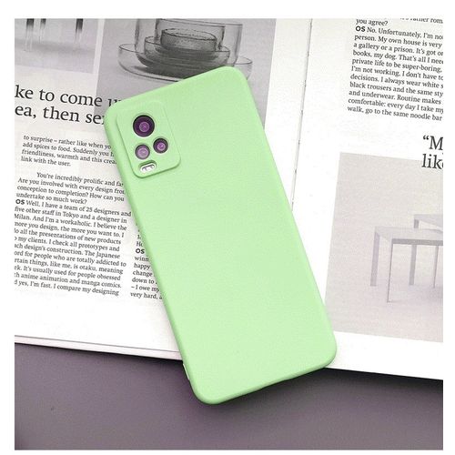 Coque silicone pour Vivo v20 bon Qualite - Vert pistage
 Fiche Technique et Prix au Maroc