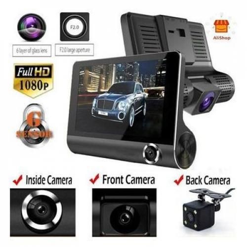 Dash Cam DVR 3 Caméra Enregistreur Vidéo Full HD 1080 p Haute Qualité
 Fiche Technique et Prix au Maroc