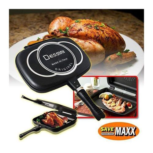 Dessini Poêle Double Grill Antiadhésif en granite - Poêle Double face
 Fiche Technique et Prix au Maroc