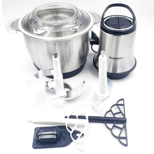 Deutschmann hachoir broyeur de viande et légume 3L inox, batteur
 Fiche Technique et Prix au Maroc