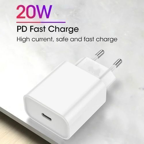 Fast Chargeur iPhone 13 pro max 20W Secteur USB-C
 Fiche Technique et Prix au Maroc
