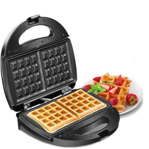 Gaufrier et machine à sandwichs et Waffles 750 W, plaque anti-adhésive, Panini //**
 Fiche Technique et Prix au Maroc