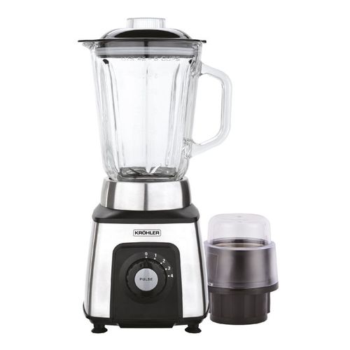 KRÖHLER Blender 800W Mixeur & Moulin Kröhler -INOX- Carafe en Verre
 Fiche Technique et Prix au Maroc