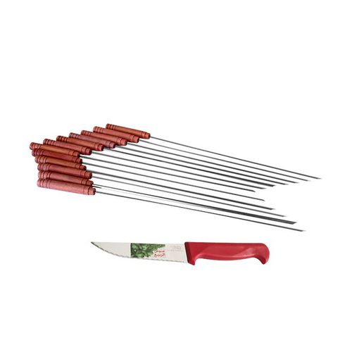 Lamacom Brochette Inox // Série de 12 broches tout inox ALIMENTAIRE
 Fiche Technique et Prix au Maroc