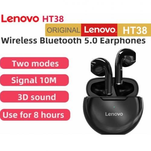 Lenovo LivePods HT38 TWS Bluetooth Wireless Earphones ، 9D Stereo Bass Sport Headset
 Fiche Technique et Prix au Maroc