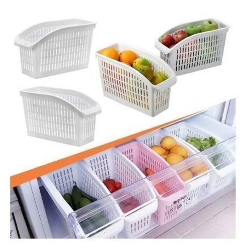 Lot de 4 Boite de rangement pour réfrigérateur,armoire,commode,placard,bureau..
 Fiche Technique et Prix au Maroc