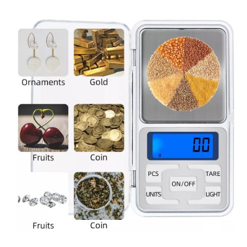 Mini Balance électronique numérique LCD de poche pour bijoux, 200/0.01g
 Fiche Technique et Prix au Maroc