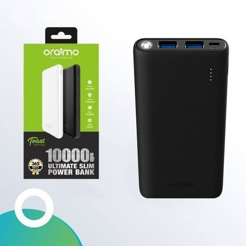 Oraimo Ultimate Slim PowerBank 10000 mAh, Noir
 Fiche Technique et Prix au Maroc