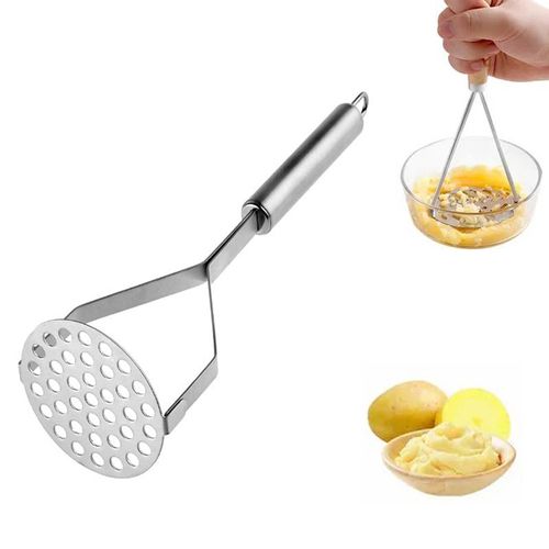 Presse à pommes de terre au pilon, Presse purée en acier inoxydable هراسة بطاطس
 Fiche Technique et Prix au Maroc