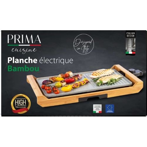 Prima Planche Electrique Bambou 1800w
 Fiche Technique et Prix au Maroc