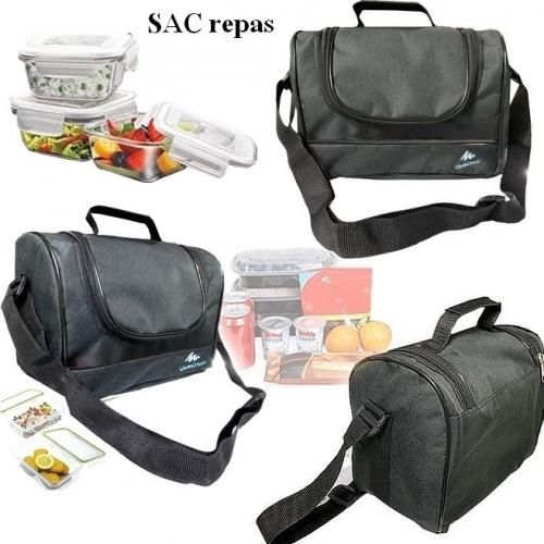 SAC repas  goûter lunch BOX NOIR 2022
 Fiche Technique et Prix au Maroc