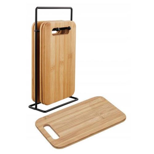 Set 4 planches à découper en bambou 27x15 cm
 Fiche Technique et Prix au Maroc