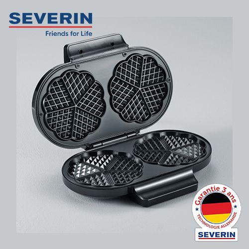 Severin GAUFRIER DUO 1200W
 Fiche Technique et Prix au Maroc