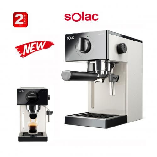 Solac Cafetière Espresso CE4505 20 bars 1050w Système DOUBLE CREAM -2ans de garantie
 Fiche Technique et Prix au Maroc