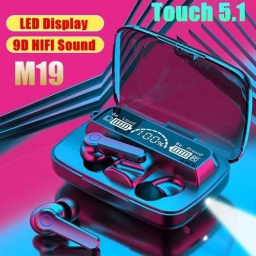 TWS Ecouteurs M19 Bluetooth-compatible 5.1 Stereo Rechargeable-m19
 Fiche Technique et Prix au Maroc