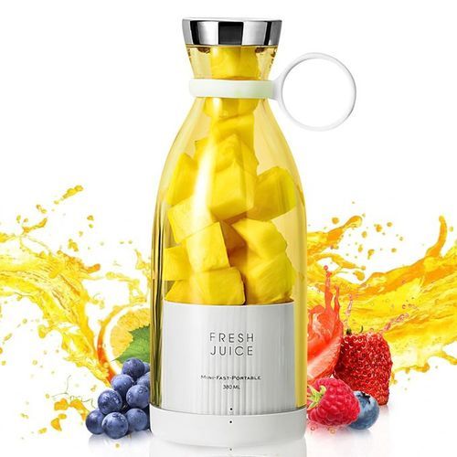 Tasse portable Fruit Juicer de 420 ml, mélangeur de fruits électrique, rechargeable par USB
 Fiche Technique et Prix au Maroc