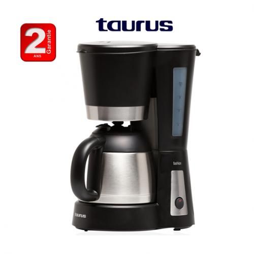 Taurus Cafetière fashion thermos  Expresso 10 tasses 680W, inox noir-2ans de garantie
 Fiche Technique et Prix au Maroc