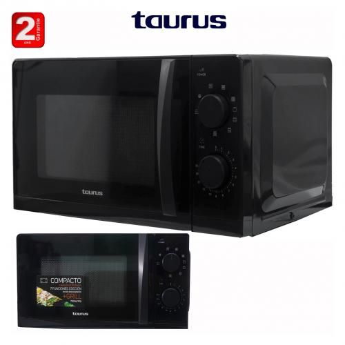Taurus Micro-ond Ready Black Grill 700W 25 litres capacité 7 niveaux -2ans de garantie
 Fiche Technique et Prix au Maroc