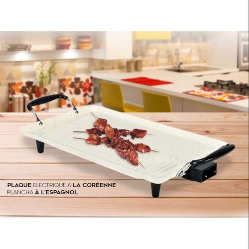 Technoswiss Offfre  Plancha grille électrique pour barbecue anti adhésive 1500w
 Fiche Technique et Prix au Maroc