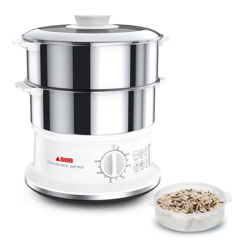 Tefal Cuiseur Vapeur Convenient Inox VC1451 800W -900W
 Fiche Technique et Prix au Maroc