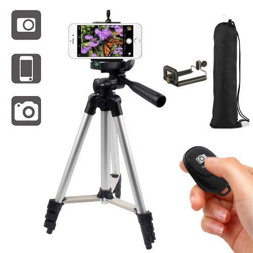Triple Tripied Pour Camera et téléphone Tripod avec Telecommande Bluetooth
 Fiche Technique et Prix au Maroc