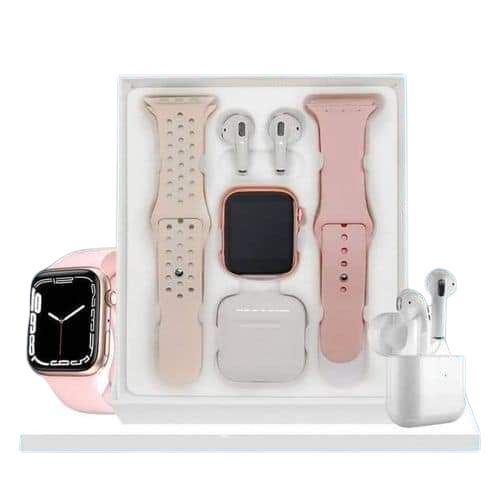 Watch W26 PRO MAX  +BT écouteurs bluetooth T55-Extra straps avec charger haute qualité
 Fiche Technique et Prix au Maroc