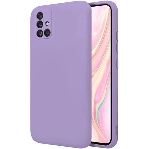case compatible avec  Samsung Galaxy A71 Étui Antichoc Silicone Mauve
 Fiche Technique et Prix au Maroc