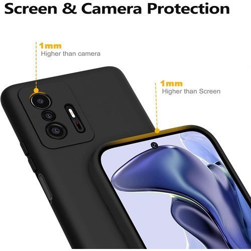 coque silicone Xiaomi MI 11T pro  Protection Étui Antichoc  noir
 Fiche Technique et Prix au Maroc