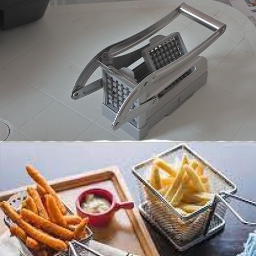 coupe-pommes de terre en acier inoxydable, trancheur de frites  , outils de cuisine
 Fiche Technique et Prix au Maroc