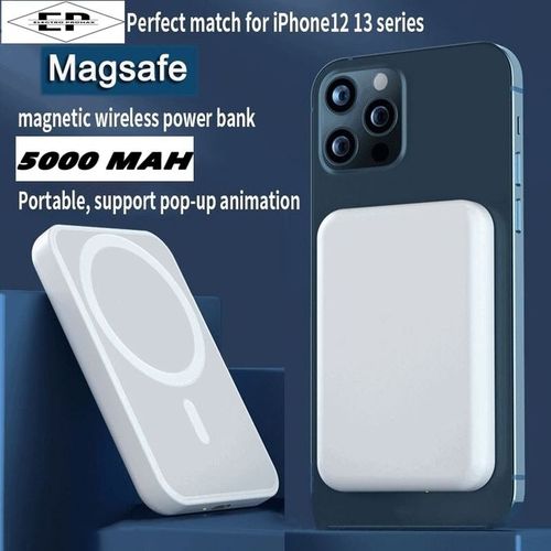 powerbank Batterie Externe MagSafe Sans Fil compatible avec iPhone
 Fiche Technique et Prix au Maroc